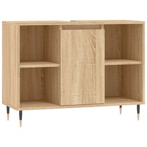 vidaXL Kopalni&scaron;ka omarica sonoma hrast 80x33x60 cm inženirski les