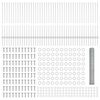 vidaXL Ograja s stebrom srebrna 1 x 100 m Jeklo