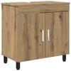 vidaXL Kopalni&scaron;ka enota Artisan hrast 60 x 35 x 60 cm Inženirski les