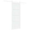 vidaXL Drsna vrata ORKDAL 78 x 202 cm Inženirski les Bela