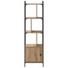 vidaXL Knjižna omara Umetni hrast 44,5 x 30 x 154,5 cm Konstruiran les