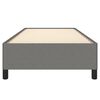 vidaXL Posteljni okvir brez vzmetnice temno siv 100x200 cm blago