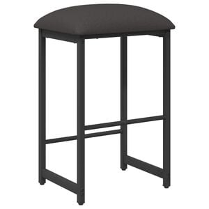 vidaXL Barski stol Temno siva 40 x 32 x 74 cm Inženirski les