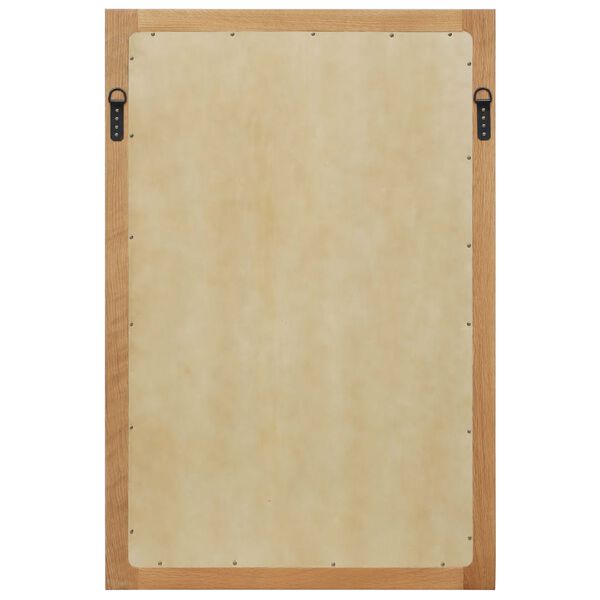 vidaXL Ogledalo 60x90 cm trdna hrastovina