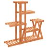 vidaXL Stojalo za rastline 95x25x96 cm trden les jelke