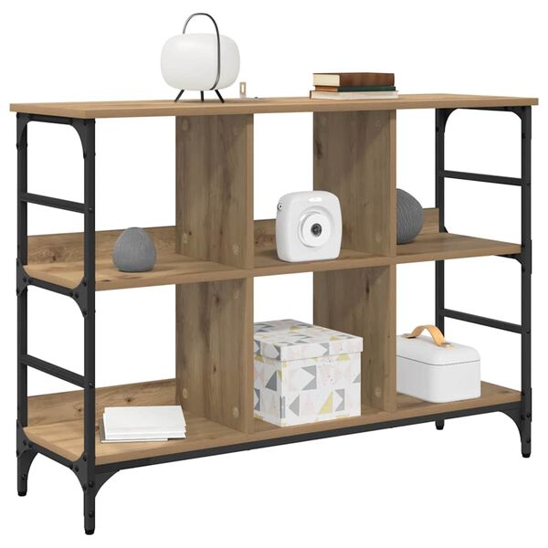 vidaXL Strani &scaron;al Umetni hrast 102 x 32 x 73,5 cm