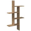 vidaXL Stenska polica Artisan hrast 61 x 15 x 102 cm Inženirski les