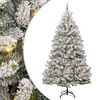 vidaXL Umestno božično drevo 270 cm 300 LED Toplo bela PVC in jeklo