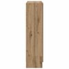 vidaXL Knjižna omara artisan hrast 82,5x30,5x115 cm inženirski les