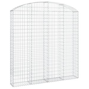 vidaXL Obokana gabonska ko&scaron;ara 200x30x200/220 cm pocinkano železo