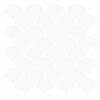 vidaXL Plo&scaron;čica ribje luske 20 pcs Bela 30 x 30 cm Poliuretan in PET