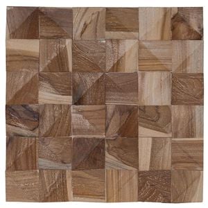 vidaXL Stenska plo&scaron;ča 11 kos Naravna 30 x 30 x 2 cm