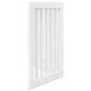 vidaXL Vrata za pse zložljiva 3 paneli bela 150 cm topolovina