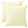 vidaXL Prevleka za blazino 2 pcs HEERLEN Krem 30 x 30 cm Poliester