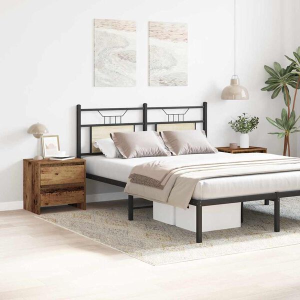 vidaXL Nočna omarica 2 pcs Star les 45 x 34 x 44,5 cm Konstruiran les