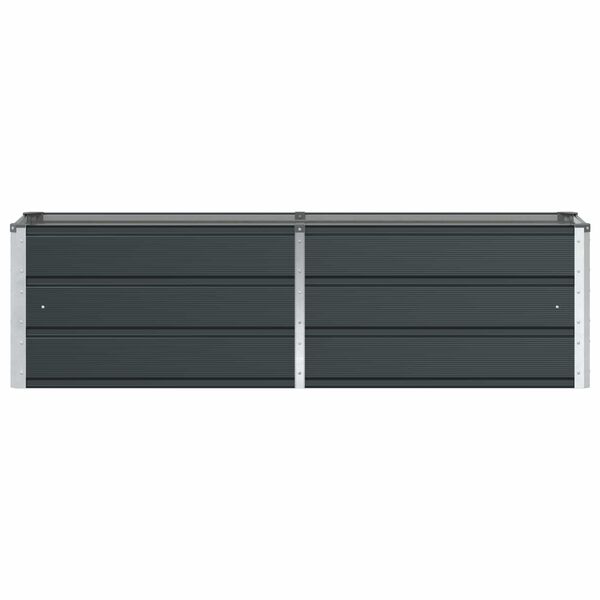 vidaXL Cvetlično korito Antracit 160 x 40 x 45 cm Jeklo