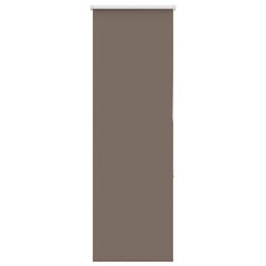 vidaXL Zatemnitvena rolo senčila kavne barve 40x130 cm, &scaron;irina blaga 35,7 cm, poliester