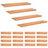 vidaXL Stopnice 20 kos 110 x 25 x 2 cm Lak Trda bukovina