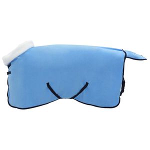 vidaXL Konjski pla&scaron;č Polno Aqua 75 cm Polarna flanela