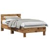 vidaXL Konstrukcija postelje Star les 193 x 95 x 88 cm Inženirski les