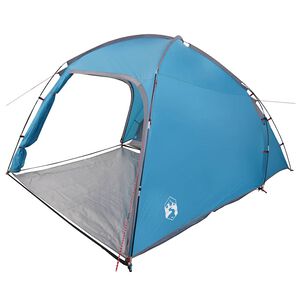 vidaXL Kabinski &scaron;otor s streho Modra 370 x 230 x 185 cm tafeta