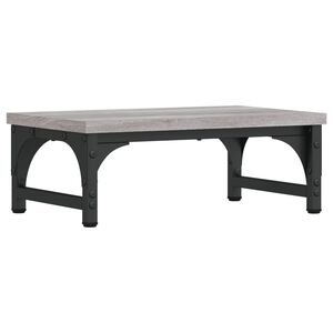 vidaXL Stojalo za zaslon siva sonoma 37x23x14 cm inženirski les