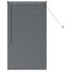 vidaXL Venecijanske žaluzije Temno siva 130 x 70 cm Aluminij