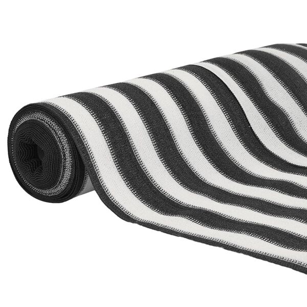 vidaXL Za&scaron;čitna mreža antracit in bela 1,8x25 m HDPE 150 g/m&sup2;