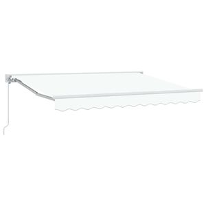 vidaXL Okvir tende Bela 250 x 200 cm Poliester s PU premazom