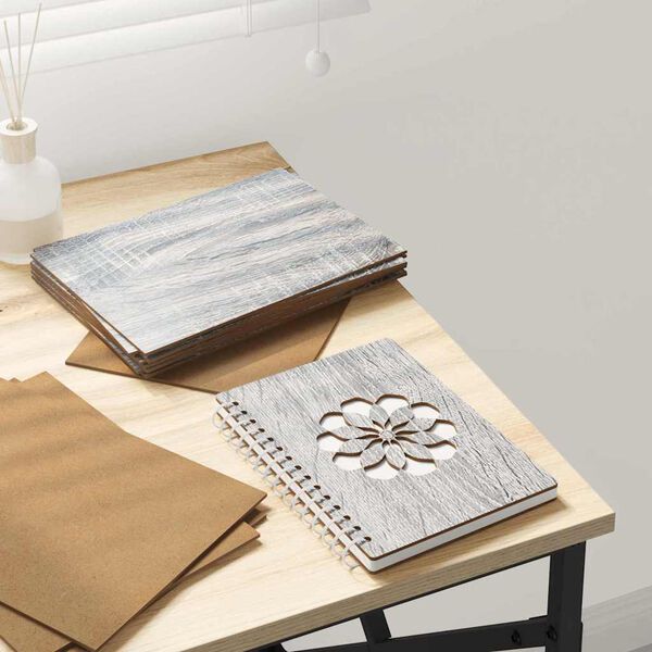 vidaXL Dekorativni paneli 12 pcs Siva sonoma 15 x 21 x 0.3 cm