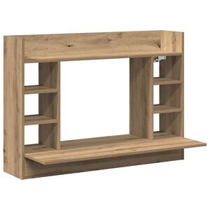 vidaXL Stenska miza artisan hrast 105 x 48 x 75 cm Inženirski les