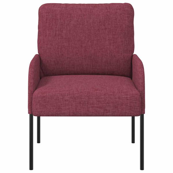 vidaXL Sedežne garniture z blazino 55cm Vinorodna rdeča Vezani les