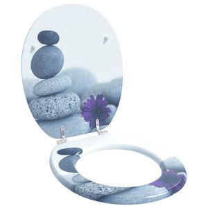 vidaXL Pokrivalo za strani&scaron;če Siva 44 x 38 cm MDF plo&scaron;ča