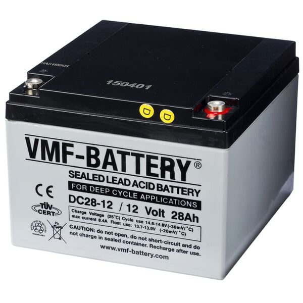 VMF AGM ciklični akumulator 12 V 28 Ah DC28-12
