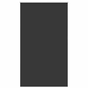 vidaXL Rolo zatemnjena črna 125x210cm tkanina &scaron;irina 121,6cm poliester