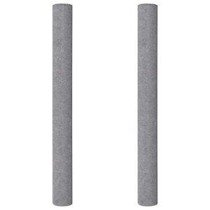 vidaXL Nedrseče pleskarske flisaste tkanine 2 kosa 5 m 220 g/m&sup2; sive