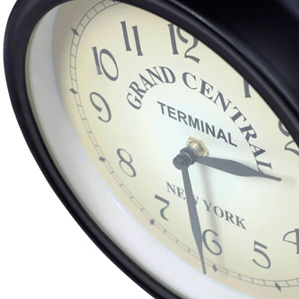 vidaXL Dvostranska stenska ura 20 cm