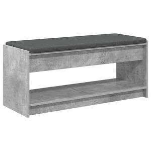vidaXL Haldna klop Beton Siva 103 x 38 x 45 cm
