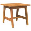 vidaXL Stranska miza Olje naravno 45 x 45 x 40 cm Masiven les akacije
