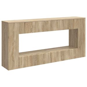 vidaXL Konzolna miza Sonoma hrast 155 x 29 x 74 cm Konstruirano leseno