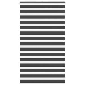 idaXL Zebra senčilo črna 120x230 cm tkanina &scaron;irina 115,9 cm poliester