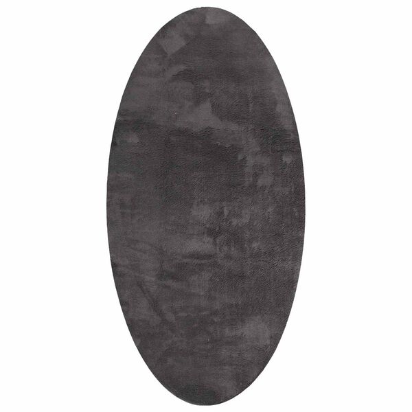 vidaXL Preproga HUARTE Antracit 150 x 80 cm 100% poliester