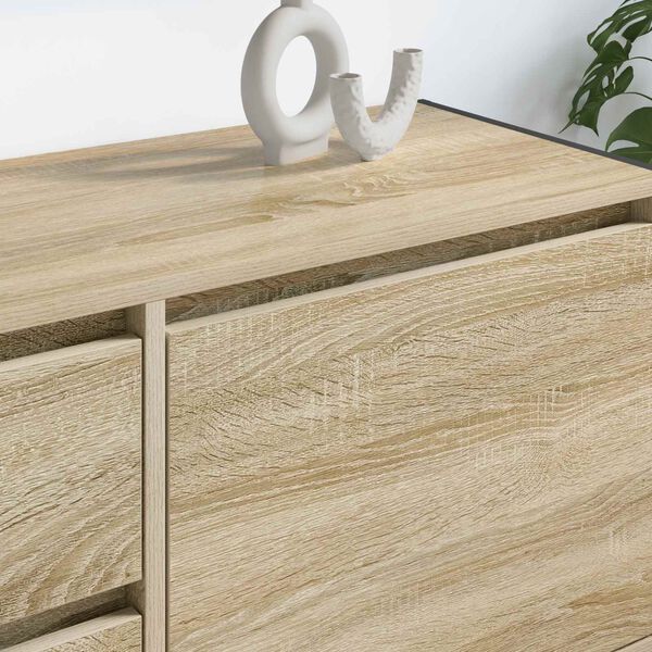 vidaXL TV omarica s predalom Sonoma 100 x 36 x 49.5 cm Konstruiran les