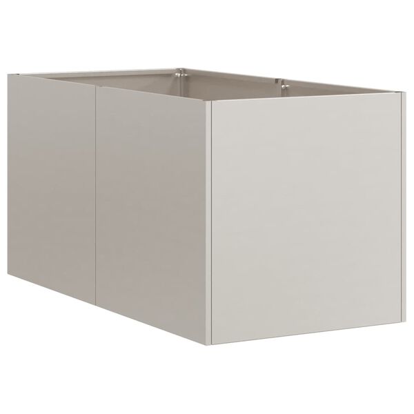 vidaXL Planter Rusty 40x80x40 cm Vremensko odporno jeklo