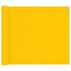 vidaXL Balconska mreža Rumena 100 x 800 cm Oxford tkanina