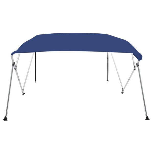 vidaXL Bimini tenda s 4 loki modra 243x210x137 cm