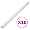 vidaXL Kabelska cev 40x40 mm 10 m PVC
