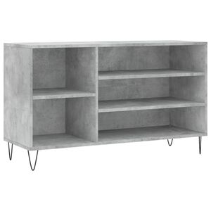 vidaXL Omarica za čevlje betonsko siva 102x36x60 cm inženirski les