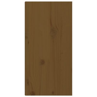 vidaXL Stenska omarica medeno rjava 30x30x60 cm trdna borovina