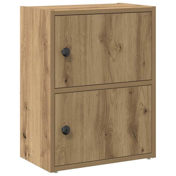 vidaXL Knjižna omara artisan hrast 40x24x52 cm inženirski les